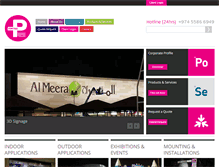 Tablet Screenshot of controlpqatar.com